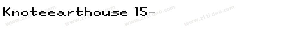 Knoteearthouse 15字体转换